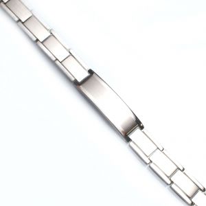 Schmuck Armband fr Herren aus Edelstahl, Gravurarmband, Herrenb